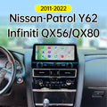 NISSAN PATROL Y62 2011-2022 upgrade Amada INFINITI QX56/QX80 2011 12.3inch car stereo