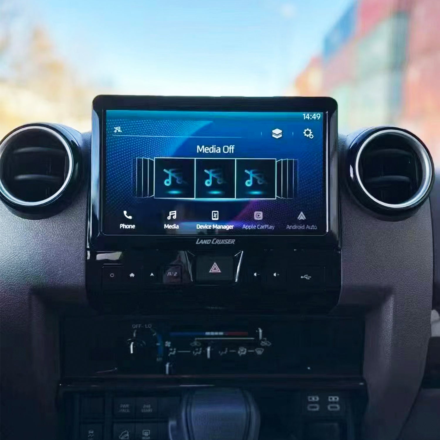 Toyota Land Cruiser LC70/LC71/LC76/LC78/LC79 car stereo andriod auto carpaly 360 panoramic view