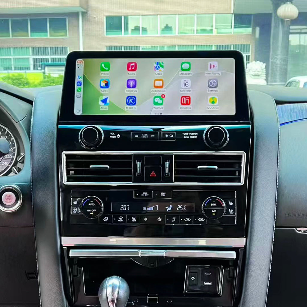 NISSAN PATROL Y62 2011-2022 upgrade Amada INFINITI QX56/QX80 2011 12.3inch car stereo