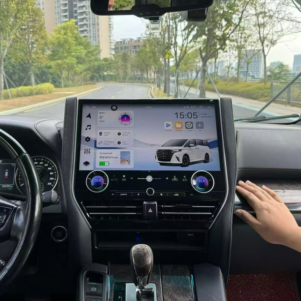 Toyota Alphard 2015-2023 16.8-inch andriod car stereo carplay andriod auto 360 panoramic view