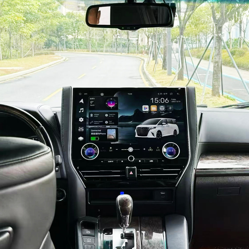 Toyota Alphard 2015-2023 16.8-inch andriod car stereo carplay andriod auto 360 panoramic view